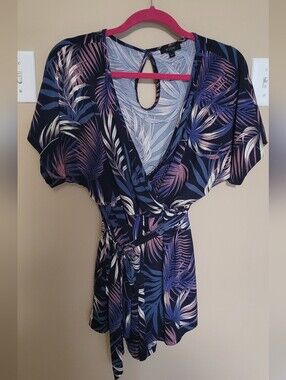 💜2 for $10💜 Bundle and save Tropical Print  Romper